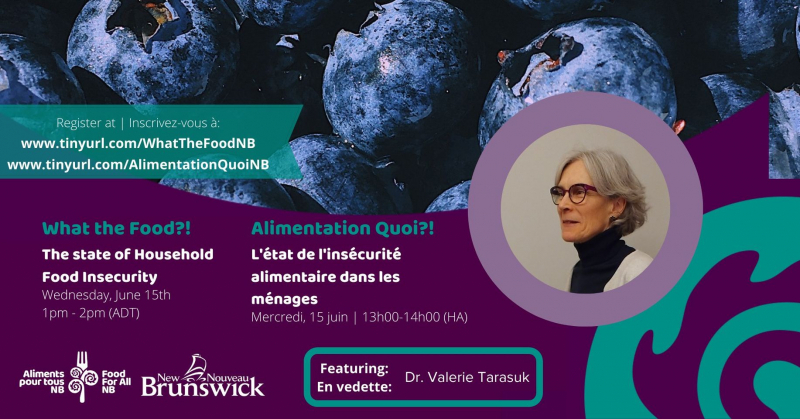 Alimentation Quoi?! l'État de l’insécurité alimentaire des ménages